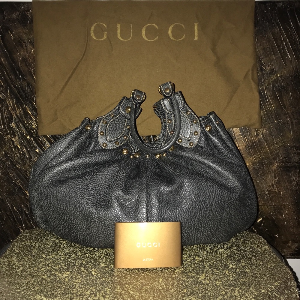Like New Gucci Vintage Exclusive Leather handbag
